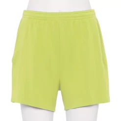 Women's Tek Gear® French Terry Raw-Hem Shorts 15 Women's Tek Gear® French Terry Raw-Hem Shorts -Casual Wear Hub 5562072 Real Lemon