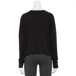 Women's Tek Gear® Easy French Terry Raw-Seam Tee -Casual Wear Hub 5562562 ALT