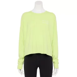 Women's Tek Gear® Easy French Terry Raw-Seam Tee -Casual Wear Hub 5562562 Do It Yourself