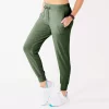 Women's Tek Gear® French Terry Joggers -Casual Wear Hub 5562565 Esta Olive