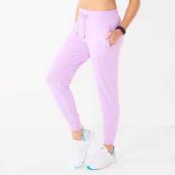 Women's Tek Gear® French Terry Joggers -Casual Wear Hub 5562565 Little Lavender