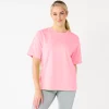 Women's Tek Gear® Oversized Tee -Casual Wear Hub 5565437 Strawberry Malt