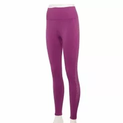 Women's Tek Gear® Seamless Mesh 7/8 Leggings -Casual Wear Hub 5565639 Ravishing Orchid
