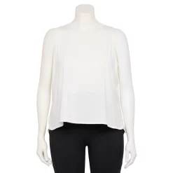 Plus Size Tek Gear® Crop Tank -Casual Wear Hub 5566918 White