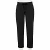 Petite Tek Gear® Weekend French Terry Ankle Pants -Casual Wear Hub 5567614 Black