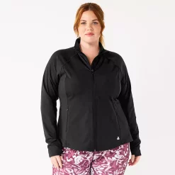 Plus Size Tek Gear® Performance Jacket -Casual Wear Hub 5567923 Black
