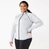 Plus Size Tek Gear® Performance Jacket -Casual Wear Hub 5567923 Gray