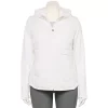 Plus Size Tek Gear® Hooded Mixed-Media Jacket -Casual Wear Hub 5567937 White