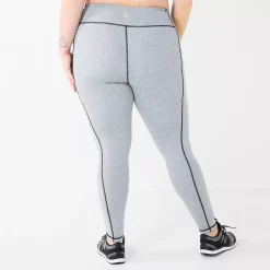 Plus Size Tek Gear® High-Waisted Ultrastrech Side Pocket Leggings 17 Plus Size Tek Gear® High-Waisted Ultrastrech Side Pocket Leggings -Casual Wear Hub 5567969 ALT