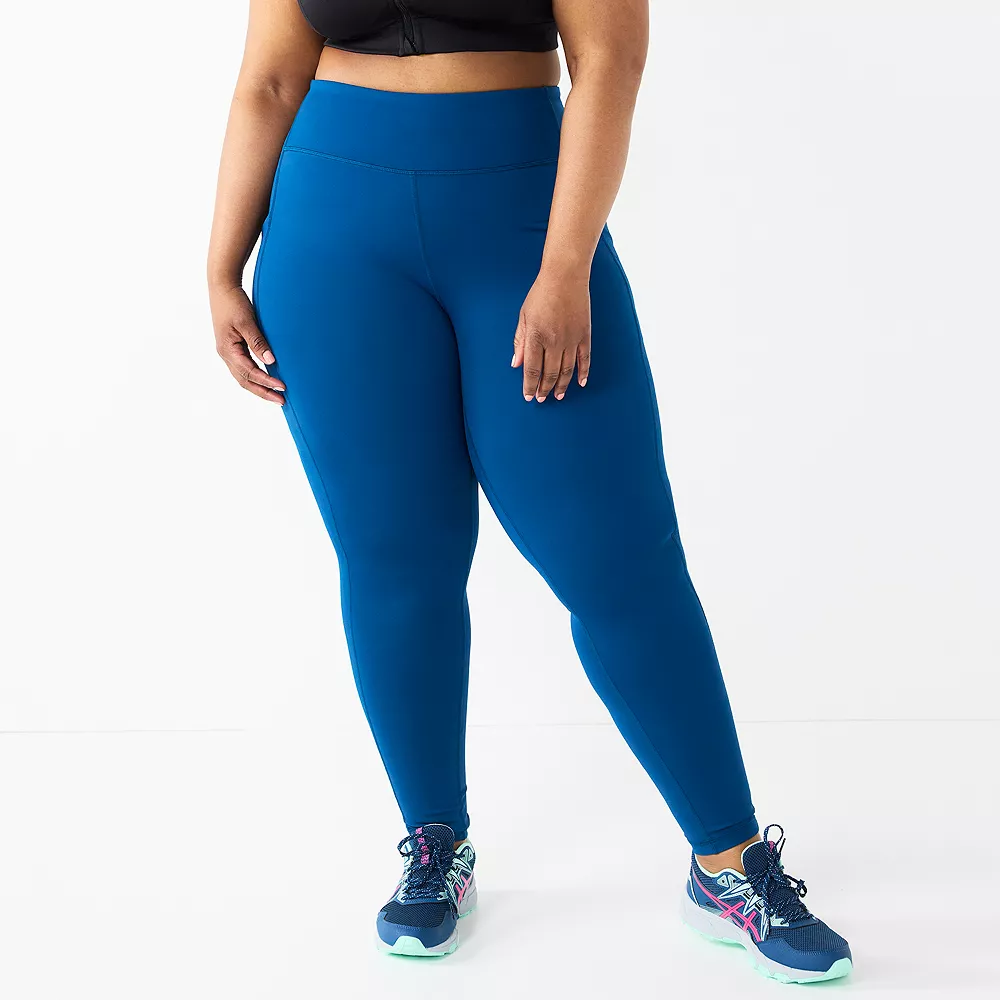 Plus Size Tek Gear® High-Waisted Ultrastrech Side Pocket Leggings 2 Plus Size Tek Gear® High-Waisted Ultrastrech Side Pocket Leggings - Image 2