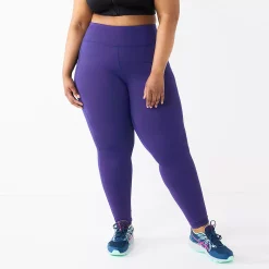Plus Size Tek Gear® High-Waisted Ultrastrech Side Pocket Leggings 13 Plus Size Tek Gear® High-Waisted Ultrastrech Side Pocket Leggings -Casual Wear Hub 5567969 Maxwell Purple