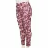 Plus Size Tek Gear® High-Waisted Ultrastrech Side Pocket Leggings 9 Plus Size Tek Gear® High-Waisted Ultrastrech Side Pocket Leggings -Casual Wear Hub 5567969 Wine Shapes Print