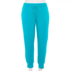 Plus Size Tek Gear® French Terry Joggers -Casual Wear Hub 5568083 Tremendous Teal