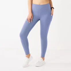 Women's Tek Gear® Ultrastretch High-Waisted Side Pocket 7/8 Leggings 41 Women's Tek Gear® Ultrastretch High-Waisted Side Pocket 7/8 Leggings -Casual Wear Hub 5576168 Ava Lavender