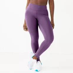 Women's Tek Gear® Ultrastretch High-Waisted Side Pocket 7/8 Leggings 60 Women's Tek Gear® Ultrastretch High-Waisted Side Pocket 7/8 Leggings -Casual Wear Hub 5576168 Grape Grenache
