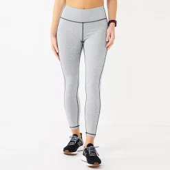Women's Tek Gear® Ultrastretch High-Waisted Side Pocket 7/8 Leggings 55 Women's Tek Gear® Ultrastretch High-Waisted Side Pocket 7/8 Leggings -Casual Wear Hub 5576168 Gray
