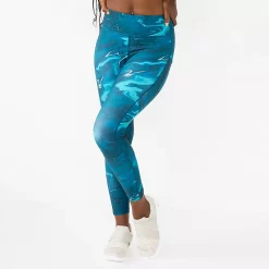 Women's Tek Gear® Ultrastretch High-Waisted Side Pocket 7/8 Leggings 61 Women's Tek Gear® Ultrastretch High-Waisted Side Pocket 7/8 Leggings -Casual Wear Hub 5576168 Teal Soft Marbled