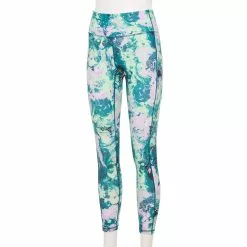 Women's Tek Gear® Ultrastretch High-Waisted Side Pocket 7/8 Leggings 56 Women's Tek Gear® Ultrastretch High-Waisted Side Pocket 7/8 Leggings -Casual Wear Hub 5576168 Teal Swirled
