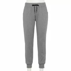 Women's Tek Gear® Weekend French Terry Joggers -Casual Wear Hub 5576182 Charcoal