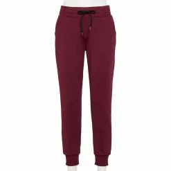 Women's Tek Gear® Weekend French Terry Joggers -Casual Wear Hub 5576182 Night Sangria