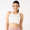 Tek Gear® Seamless Longline Sports Bra 2 Tek Gear® Seamless Longline Sports Bra -Casual Wear Hub 5576477 Natural Scallop