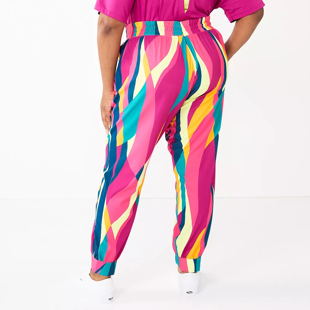 Plus Size Tek Gear® Zipper-Hem Woven Track Pants 4 Plus Size Tek Gear® Zipper-Hem Woven Track Pants - Image 4