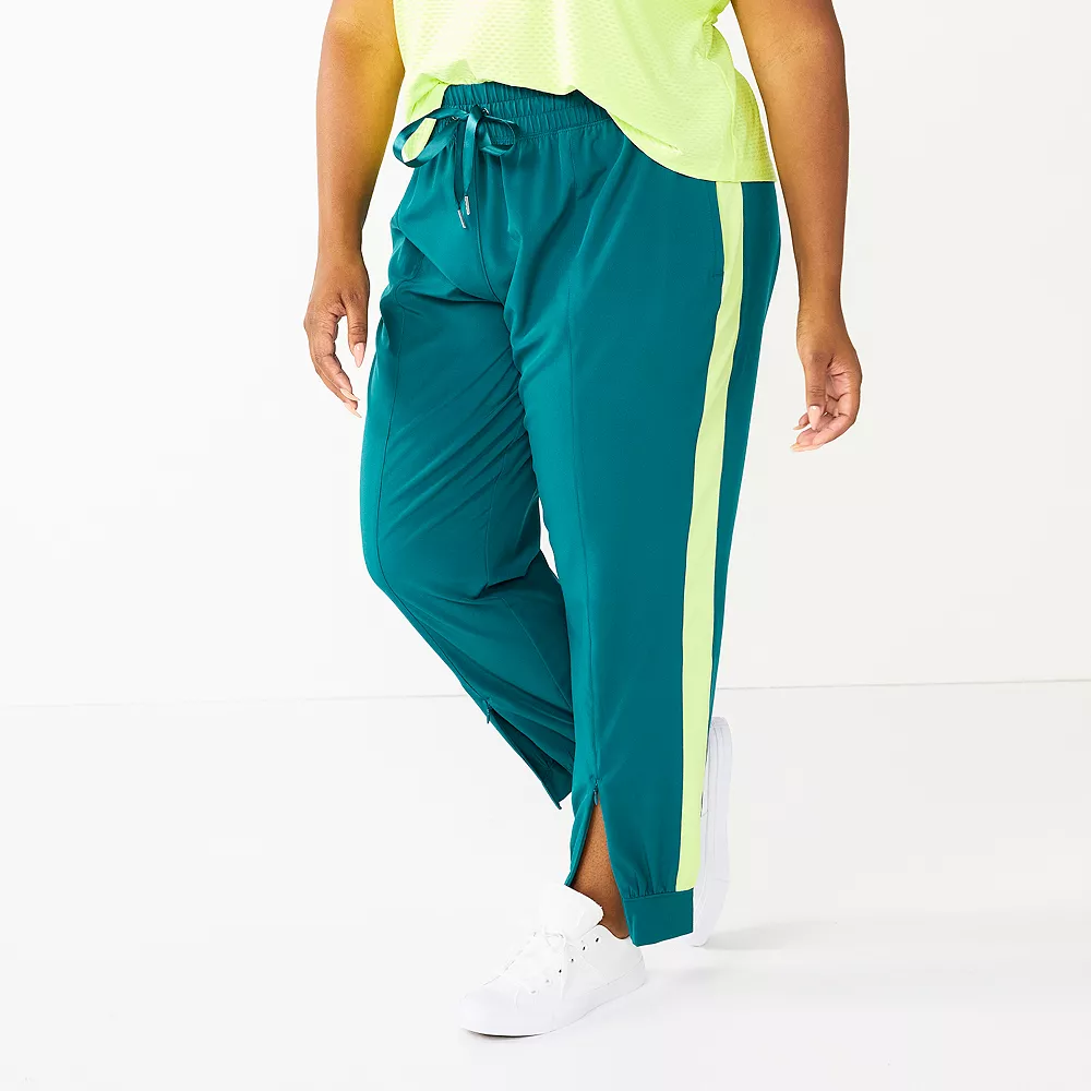 Plus Size Tek Gear® Zipper-Hem Woven Track Pants 1 Plus Size Tek Gear® Zipper-Hem Woven Track Pants