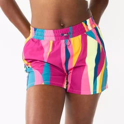 Women's Tek Gear® Woven Running Shorts -Casual Wear Hub 5636868 Pink Abstract