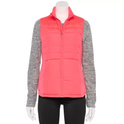 Women's Tek Gear® Mixed-Media Vest -Casual Wear Hub 5653460 Frantic Pink