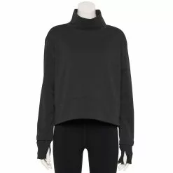 Women's Tek Gear® Run Mockneck Long Sleeve Top 10 Women's Tek Gear® Run Mockneck Long Sleeve Top -Casual Wear Hub 5653465 Black