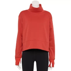 Women's Tek Gear® Run Mockneck Long Sleeve Top 12 Women's Tek Gear® Run Mockneck Long Sleeve Top -Casual Wear Hub 5653465 Cranberry Kiss