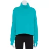 Women's Tek Gear® Run Mockneck Long Sleeve Top 6 Women's Tek Gear® Run Mockneck Long Sleeve Top -Casual Wear Hub 5653465 Tremendous Teal