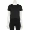 Women's Tek Gear® Running Short Sleeve Tee -Casual Wear Hub 5653468 Black