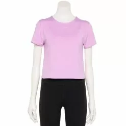 Women's Tek Gear® Running Short Sleeve Tee -Casual Wear Hub 5653468 Little Lavender
