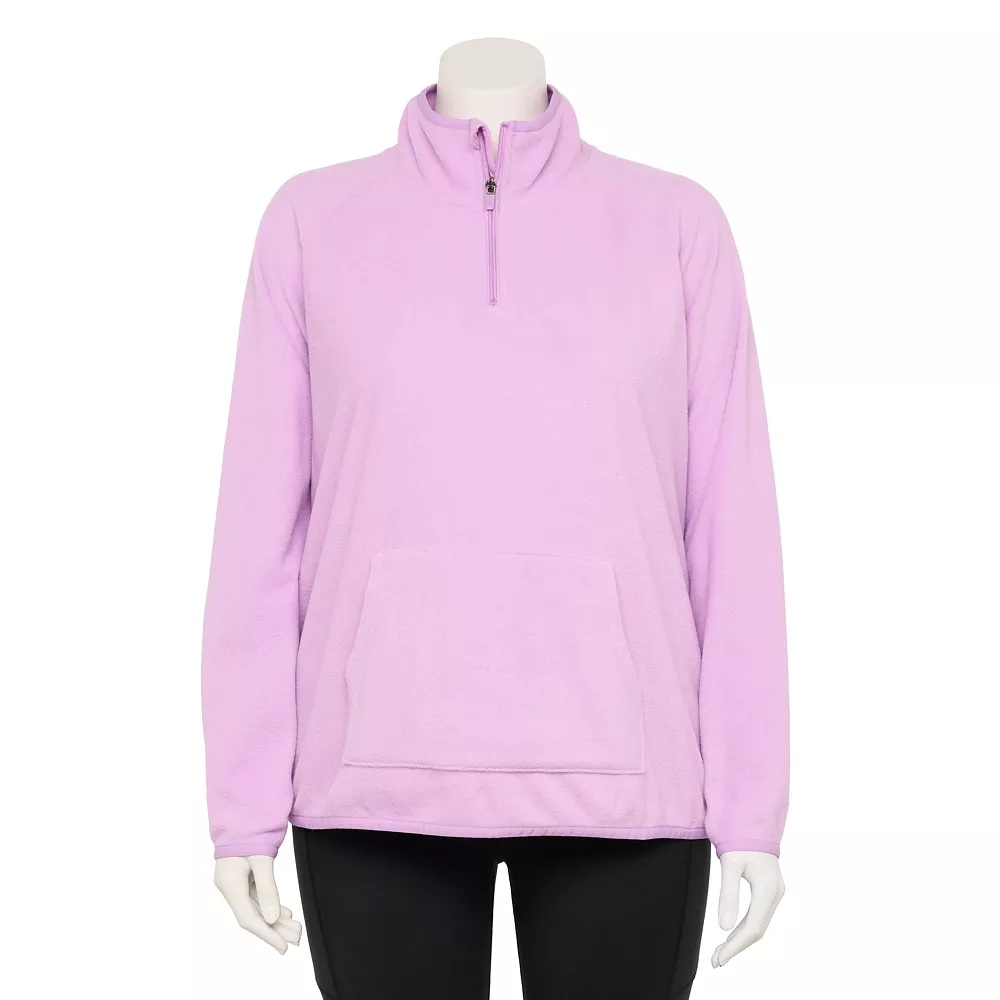 Plus Size Tek Gear® Microfleece Quarter-Zip Top 3 Plus Size Tek Gear® Microfleece Quarter-Zip Top - Image 3