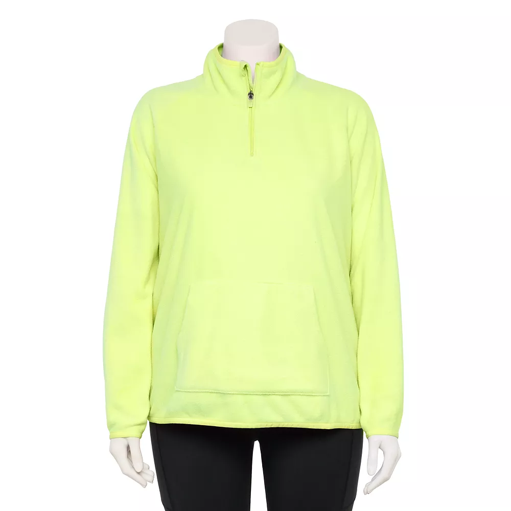 Plus Size Tek Gear® Microfleece Quarter-Zip Top 2 Plus Size Tek Gear® Microfleece Quarter-Zip Top - Image 2