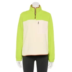 Women's Tek Gear® Quarter-Zip Sherpa Pullover -Casual Wear Hub 5657643 Lemon Frost