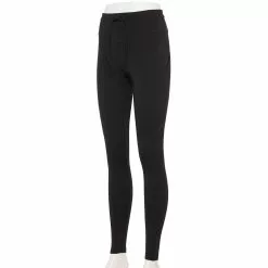 Women's Tek Gear® Ultrastretch Tie-Waist Leggings -Casual Wear Hub 5660738 Black
