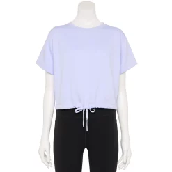 Women's Tek Gear® Stretch Fleece Cinched-Waist Top -Casual Wear Hub 5661373 Ava Lavender