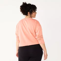 Women's Tek Gear® Stretch Fleece Cinched-Waist Top -Casual Wear Hub 5661474 ALT