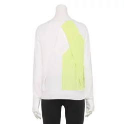 Women's Tek Gear® Keyhole Back Long-Sleeve Tee -Casual Wear Hub 5662107 ALT3