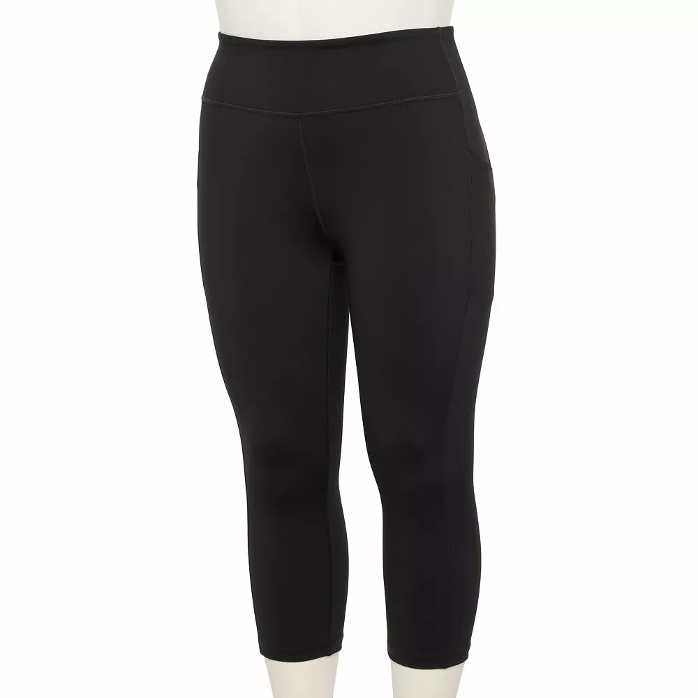 Plus Size Tek Gear® Ultrastretch Pocket High-Waisted Capri Leggings 5 Plus Size Tek Gear® Ultrastretch Pocket High-Waisted Capri Leggings - Image 5