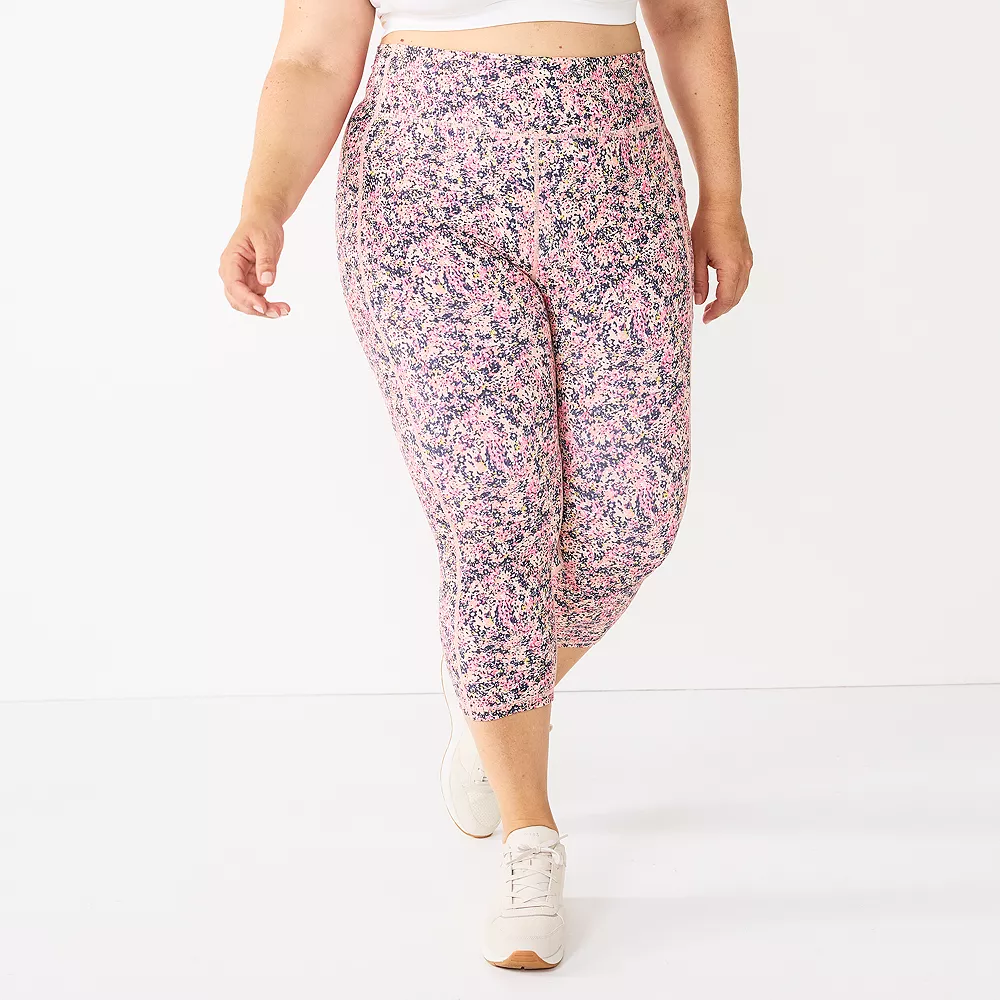 Plus Size Tek Gear® Ultrastretch Pocket High-Waisted Capri Leggings 1 Plus Size Tek Gear® Ultrastretch Pocket High-Waisted Capri Leggings