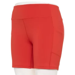 Plus Size Tek Gear® Ultrastretch 7-in. Bike Shorts -Casual Wear Hub 5663392 Cranberry Kiss
