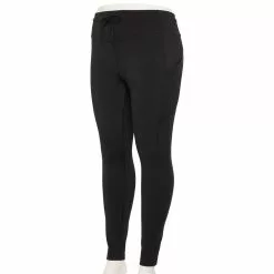 Plus Size Tek Gear® Ultrastretch Pocket Running Leggings -Casual Wear Hub 5664541 Black