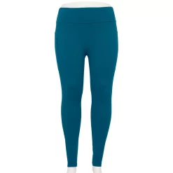 Plus Size Tek Gear® Ultrastretch Pocket Running Leggings -Casual Wear Hub 5664541 Blue Crayon
