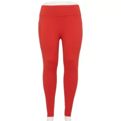 Plus Size Tek Gear® Ultrastretch Pocket Running Leggings -Casual Wear Hub 5664541 Cranberry Kiss