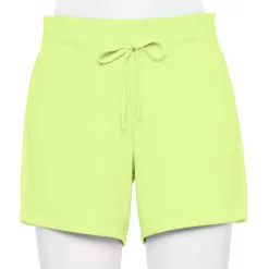 Women's Tek Gear® Stretch Fleece Shorts -Casual Wear Hub 5665017 Real Lemon