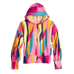 Women's Tek Gear® French-Terry Cropped Hoodie -Casual Wear Hub 5665099 ALT2