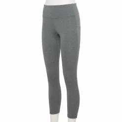 Women's Tek Gear® Adaptive High-Waisted 7/8 Leggings 17 Women's Tek Gear® Adaptive High-Waisted 7/8 Leggings -Casual Wear Hub 5671075 Charcoal Sd